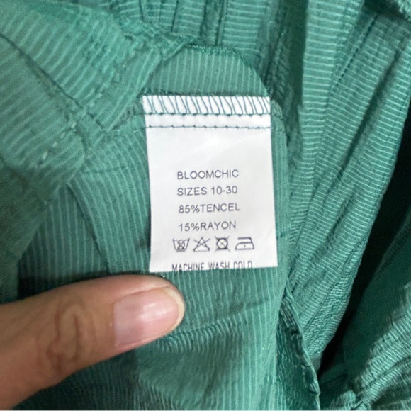 Size 28 Green Maxi DRESS - Picture 10 of 10